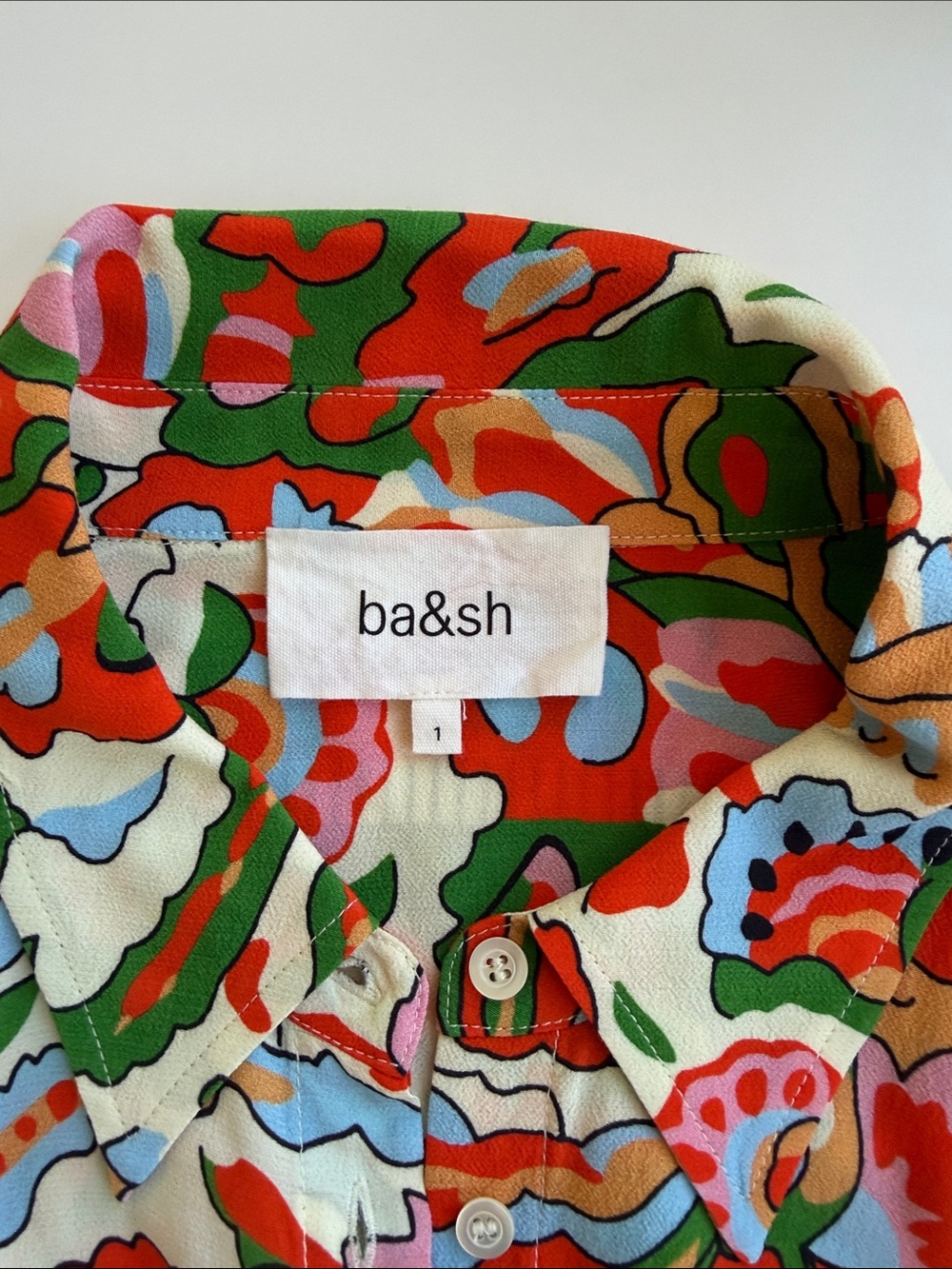 BA&SH Martha Shirt, size 1 Small - Picture 7 of 7